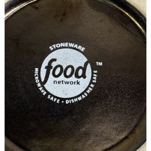 Food Network ANGELICA Blue Bronze Metallic Stoneware 6" Soup Cereal Bowls Set 4 - Picture 9 of 16